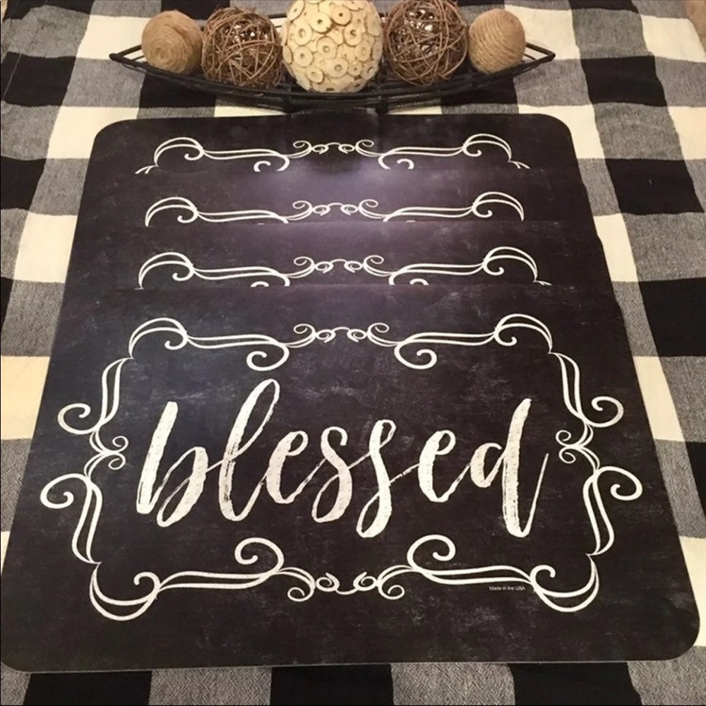 NEW 4 BLESSED Placemats